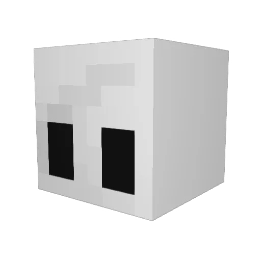 Miner5837 Minecraft avatar head, 3D render