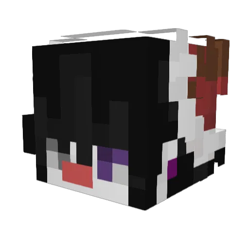 MinerCai Minecraft avatar head, 3D render