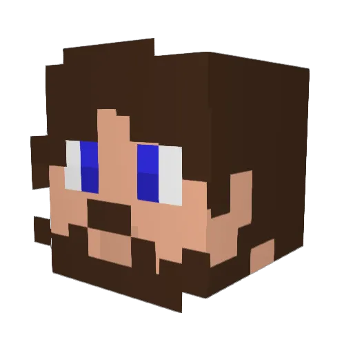MinerGirl1994 Minecraft avatar head, 3D render