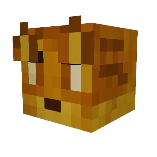 MinerGirl2030 Minecraft avatar head, 3D render