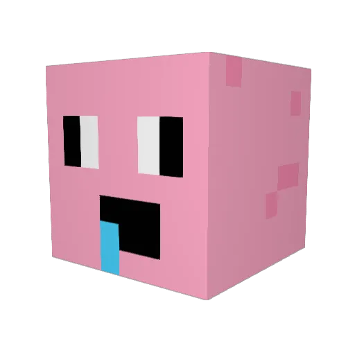 MinerMike007 Minecraft avatar head, 3D render
