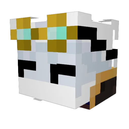 MinerOfSorts Minecraft avatar head, 3D render