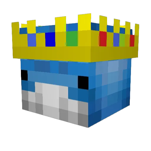 MinerTKD Minecraft avatar head, 3D render