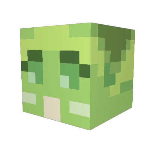Miner_BB Minecraft avatar head, 3D render