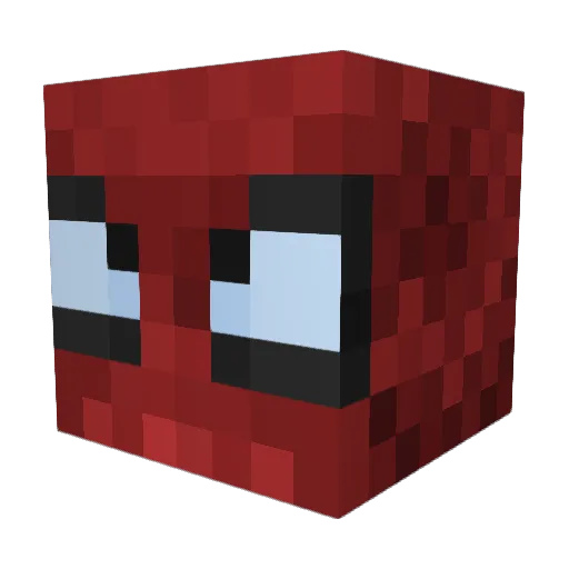 Miner_Jedi Minecraft avatar head, 3D render