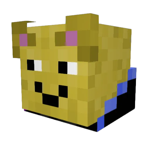Miner_JoniXx Minecraft avatar head, 3D render