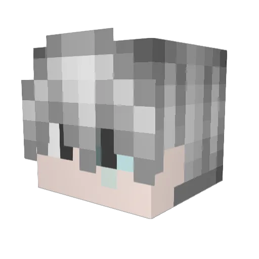 Miner_OH Minecraft avatar head, 3D render