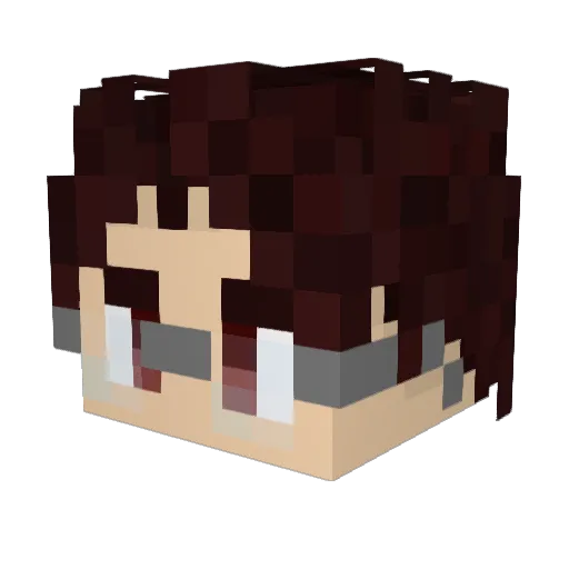 Miner_Rex53 Minecraft avatar head, 3D render