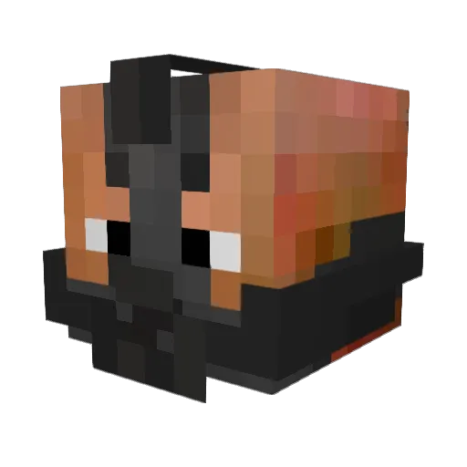 Miner_SJ Minecraft avatar head, 3D render