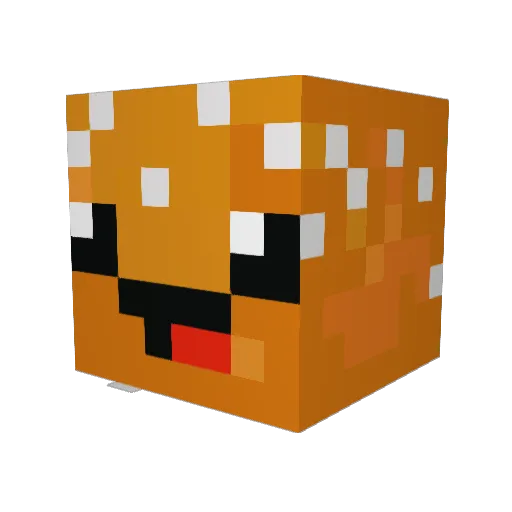 Miners12000 Minecraft avatar head, 3D render