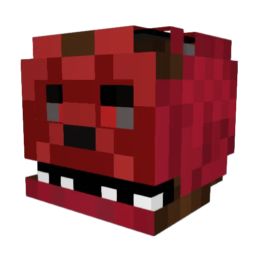 MinersNightmare Minecraft avatar head, 3D render