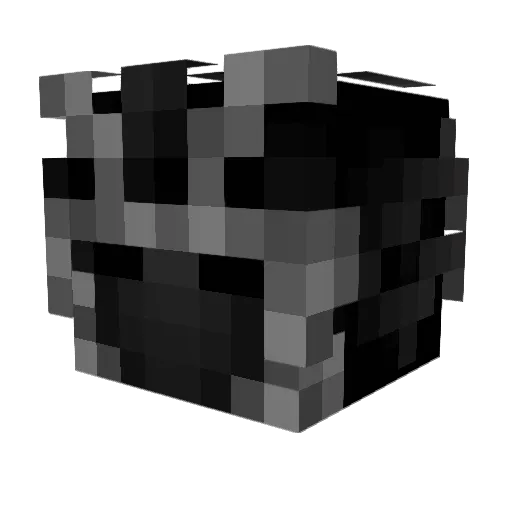 Minersoneq Minecraft avatar head, 3D render