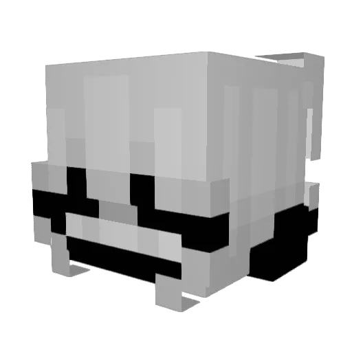 Minerva999 Minecraft avatar head, 3D render