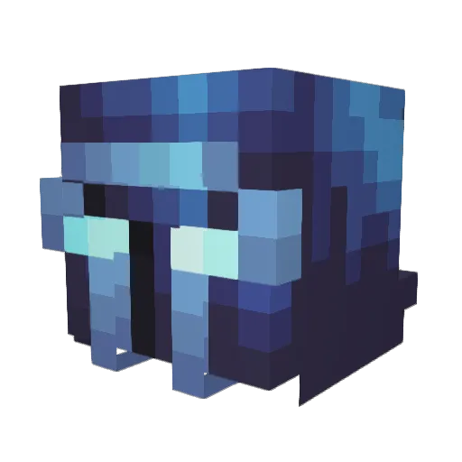 MineshaftFort3 Minecraft avatar head, 3D render