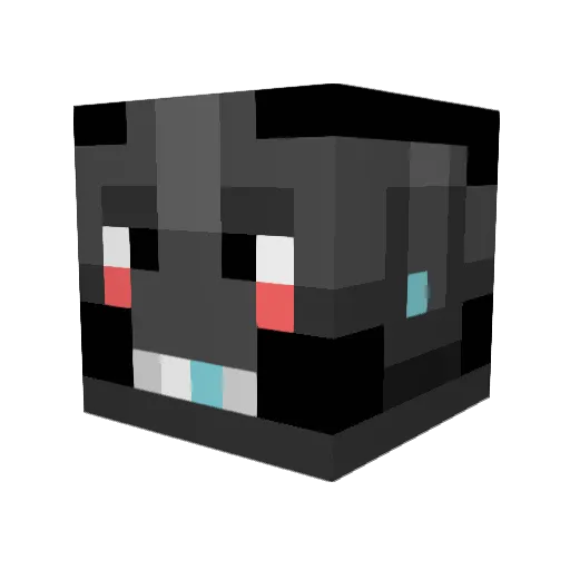 Minezica Minecraft avatar head, 3D render