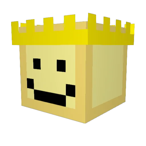 Ming179 Minecraft avatar head, 3D render