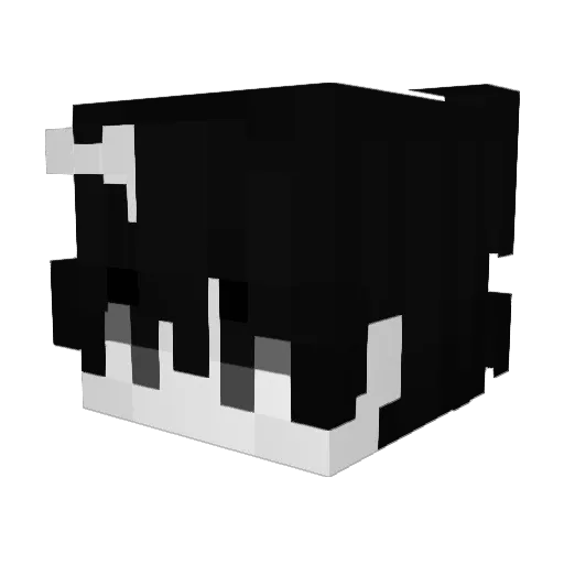 MingEmperor Minecraft avatar head, 3D render