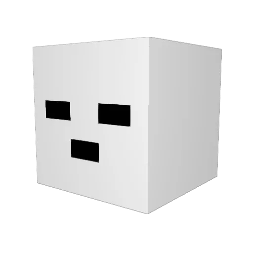 MingMiiiiing Minecraft avatar head, 3D render