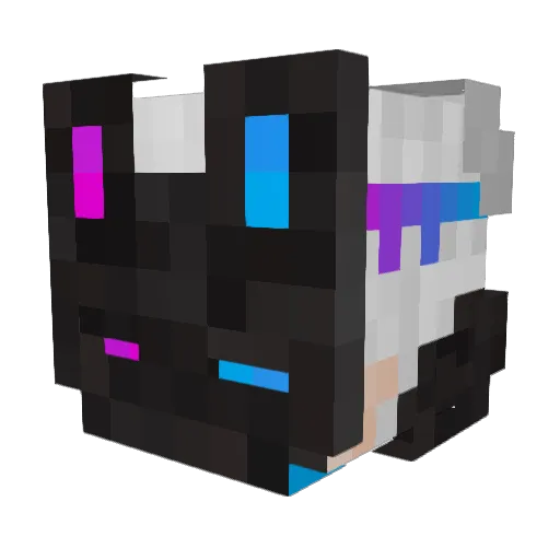 MingYi0122 Minecraft avatar head, 3D render