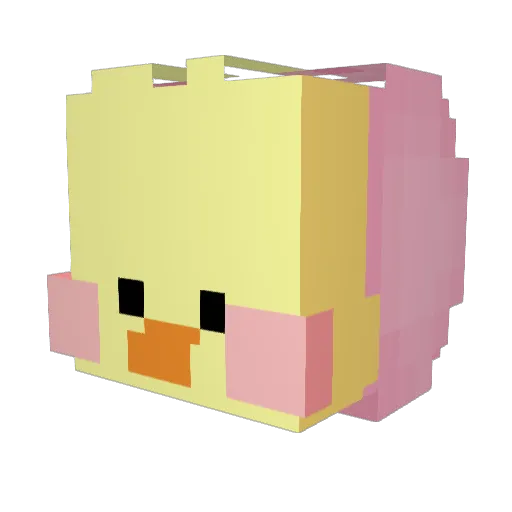 Ming_CH Minecraft avatar head, 3D render