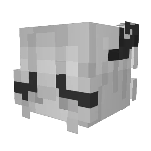 Ming_zhe123 Minecraft avatar head, 3D render
