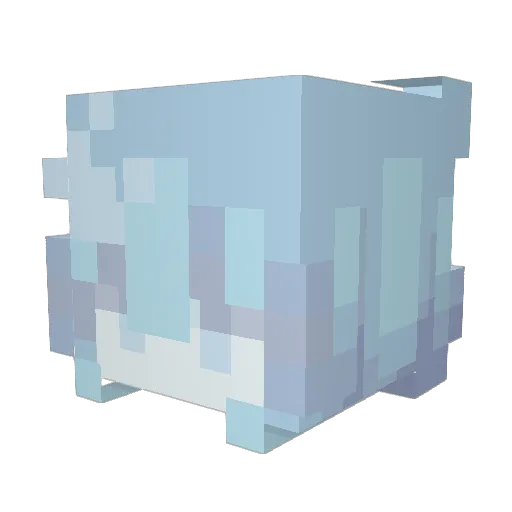 MingtheClam Minecraft avatar head, 3D render