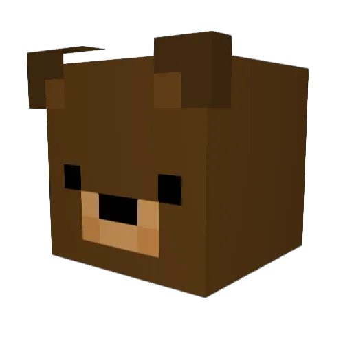 Mingu_BNM Minecraft avatar head, 3D render