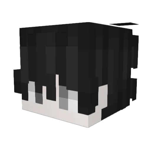 Minguri8 Minecraft avatar head, 3D render