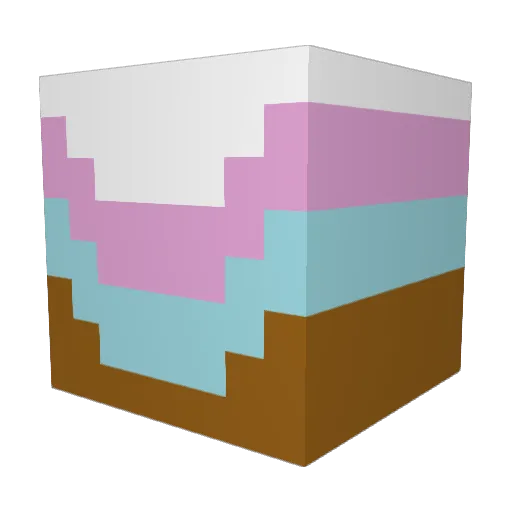 Minha_Hw Minecraft avatar head, 3D render