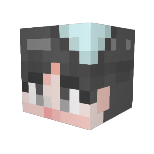 Mini0414 Minecraft avatar head, 3D render