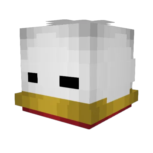 MiniAndsjon Minecraft avatar head, 3D render