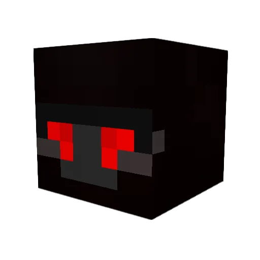 MiniDrew Minecraft avatar head, 3D render