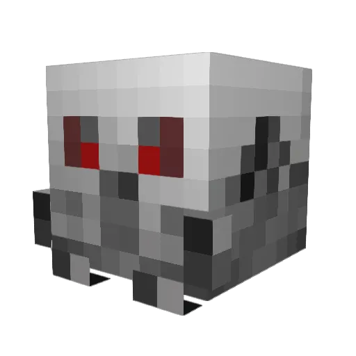 MiniFrosch Minecraft avatar head, 3D render