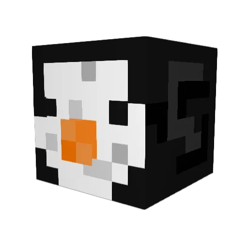 MiniGerii67 Minecraft avatar head, 3D render