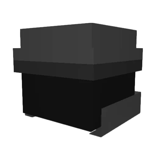 MiniGlaze Minecraft avatar head, 3D render