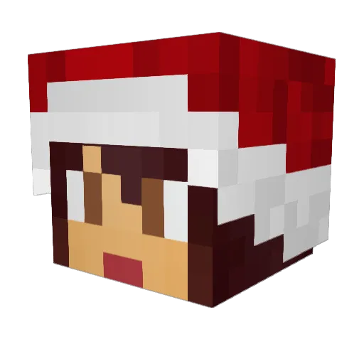 MiniKatalyst Minecraft avatar head, 3D render