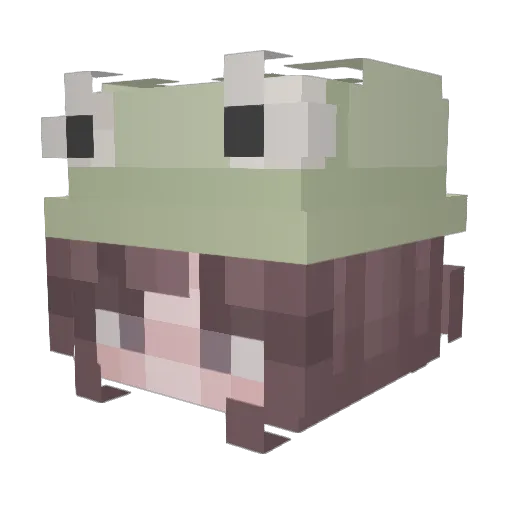 MiniLaliis Minecraft avatar head, 3D render