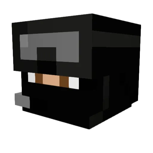 MiniMacDude Minecraft avatar head, 3D render