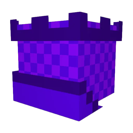 MiniManaGolem Minecraft avatar head, 3D render
