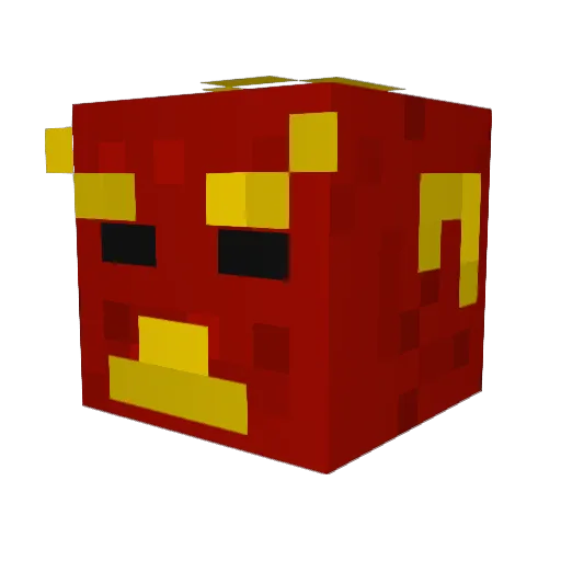 MiniMarketMonkey Minecraft avatar head, 3D render
