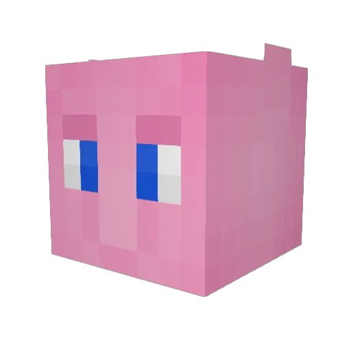 MiniMatt95 Minecraft avatar head, 3D render