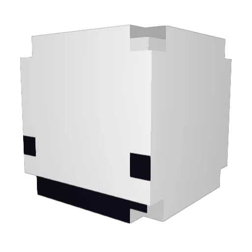 MiniMe778 Minecraft avatar head, 3D render