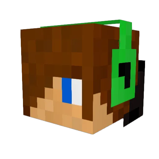 MiniMikeTaylor Minecraft avatar head, 3D render