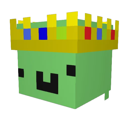MiniMinyTiny Minecraft avatar head, 3D render