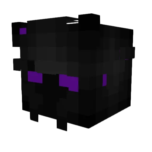 MiniPanda12 Minecraft avatar head, 3D render