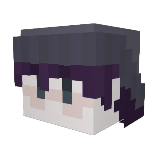 MiniPatches86 Minecraft avatar head, 3D render
