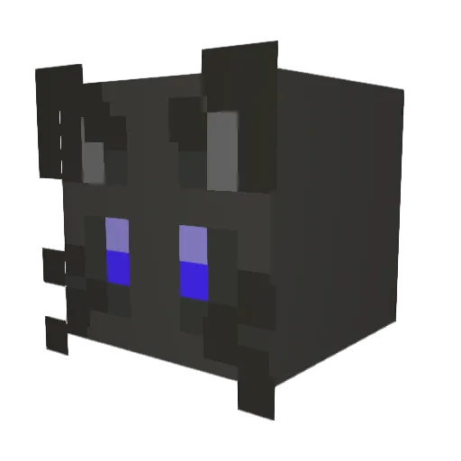 MiniPickachu Minecraft avatar head, 3D render