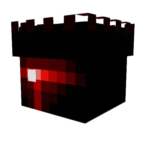MiniRiddik Minecraft avatar head, 3D render