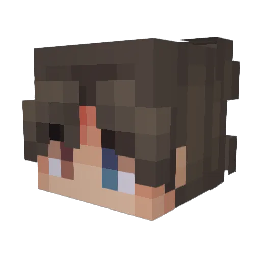MiniSoul Minecraft avatar head, 3D render