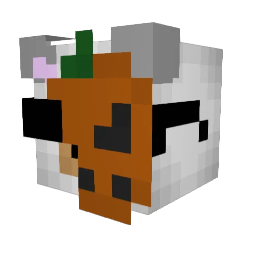 MiniViking17 Minecraft avatar head, 3D render